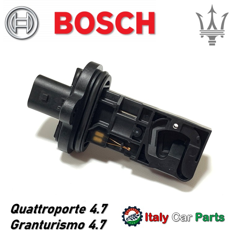 エアマスセンサー マセラティ グラントゥーリズモ グランカブリオ クアトロポルテ 4.7 Bosch 純正 OEM Maserati 修理 交換 故障 メンテナンス 整備 部品 パーツ チェックランプ