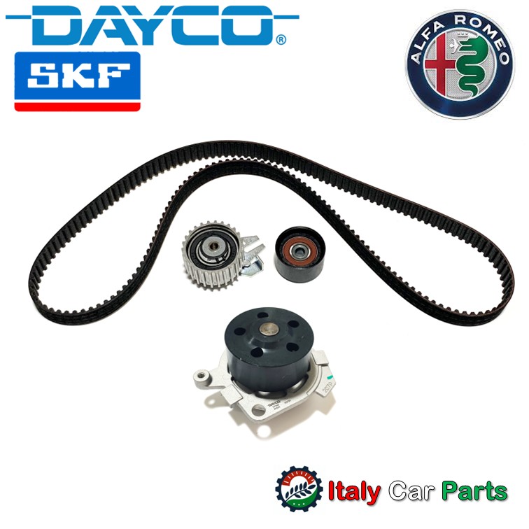 タイミングベルト ウォーターポンプ キット アルファロメオ ジュリエッタ 1.8 クアドリフォリオ 4C DAYCO SKF Alfa Romeo|Italy Car Parts 店