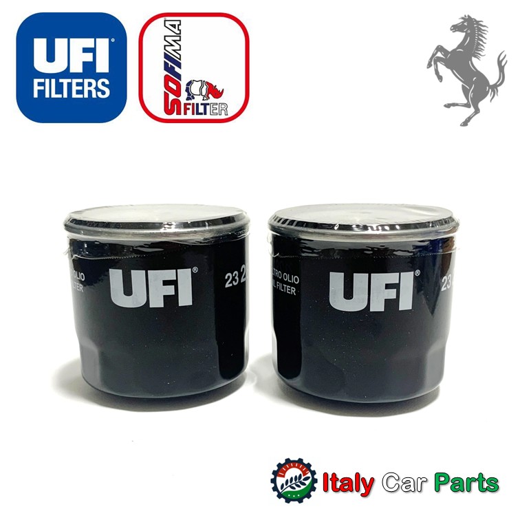 オイルフィルター エレメント 456 550 575 612 フェラーリ OEM UFI 2個セット Ferrari スカリエッティ マラネロ オイル交換 修理 交換 故障 メンテナンス 整備 部品 パーツ オイル交換|Italy Car Parts 店