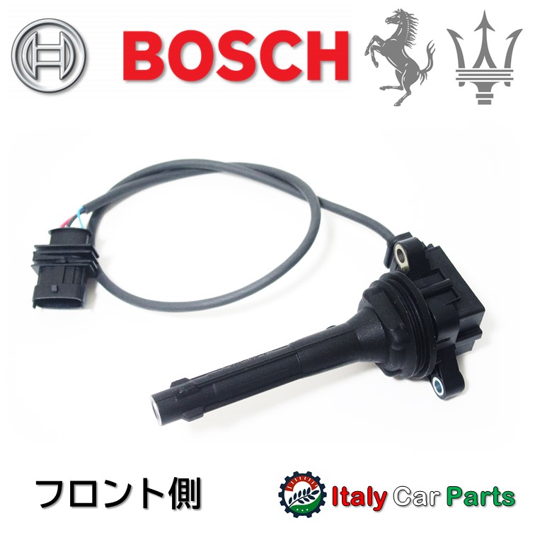 イグニッションコイル F430 4200 Gransport フェラーリ マセラティ フロント側 Maserati Ferrari グランスポーツ 純正 OEM Bosch ボッシュ 修理 交換 故障 メンテナンス 整備 部品 パーツ チェックランプ
