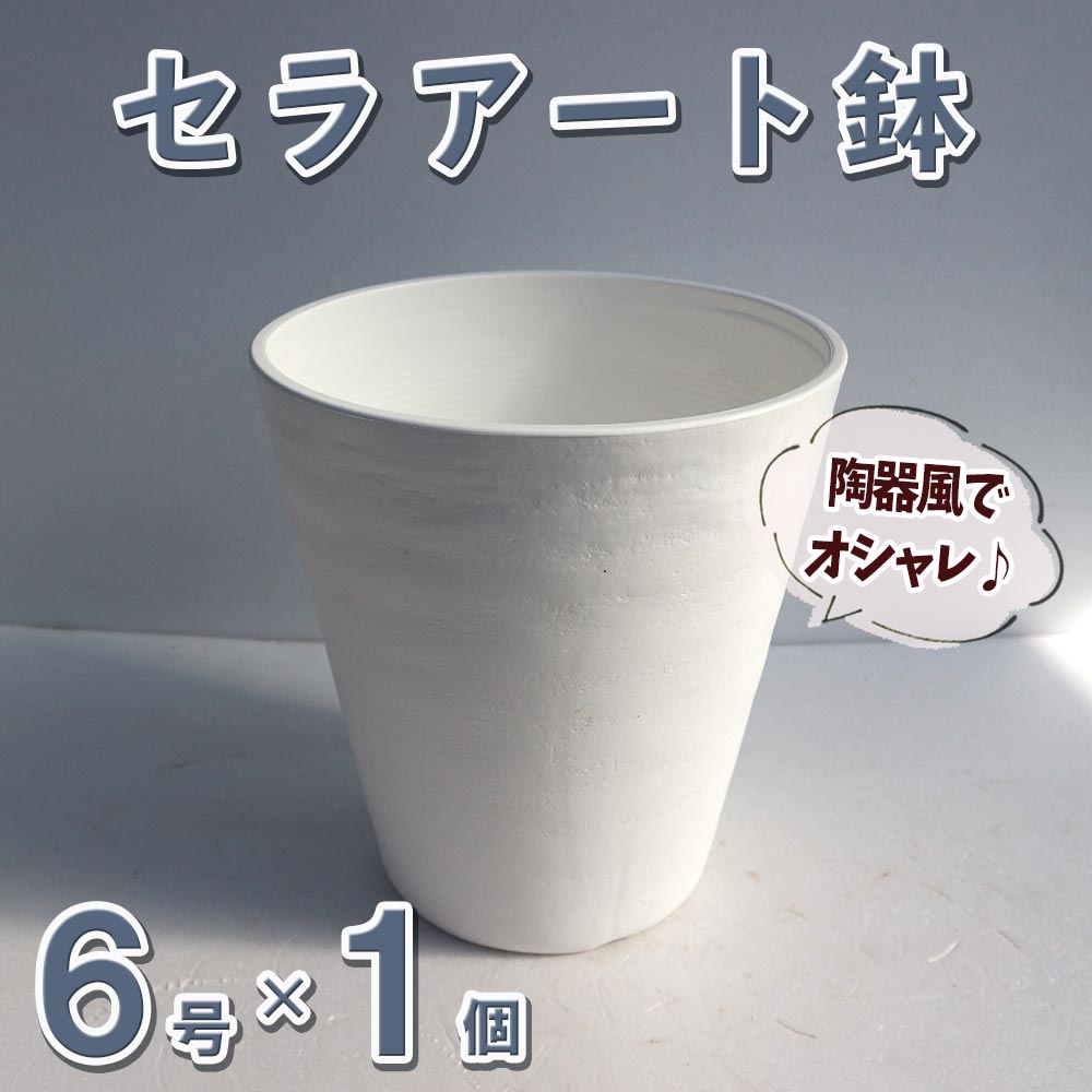 送料無料 セラアート 長鉢 白 プラスチック鉢 表面が陶器風の加工 資材 6号鉢 外径184 高さ197 1個売り セラアート鉢 植木鉢 プランター Pot 育苗 根はり鉢 家庭菜園 ガーデニング 園芸 プロ仕様 人気鉢 Educaps Com Br