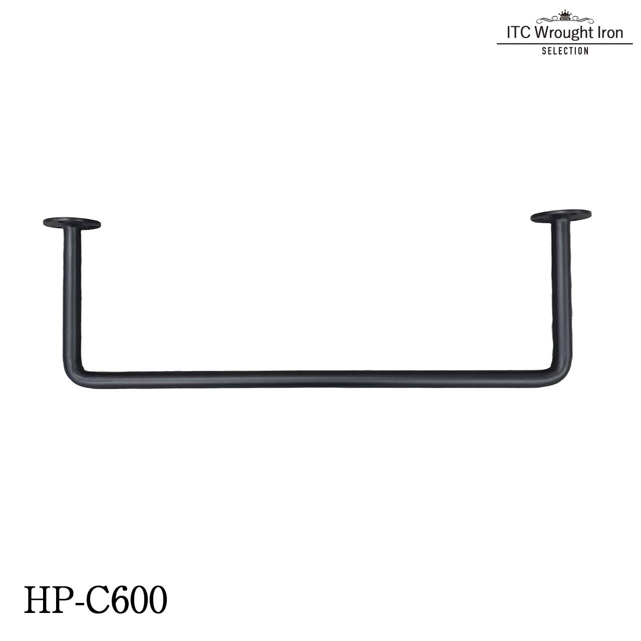 ハイガー　アイアンバー アイアンハンガーパイプ L型-天井吊セット H300 ホワイト | PS-HB008