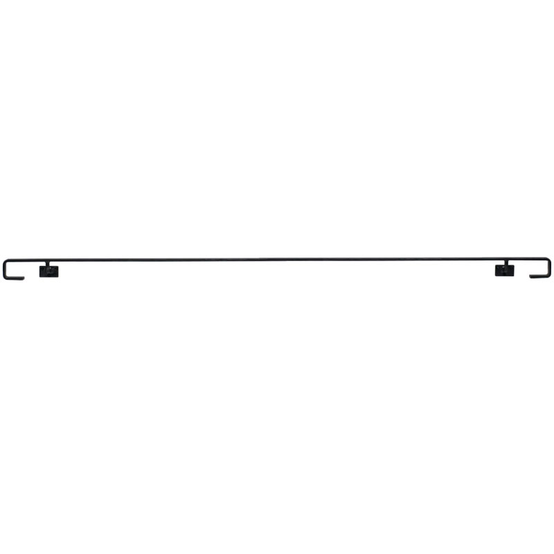 【レビュー特典】アイアン 手すり KR-9-18 モダンウェーブ フラットバー ワイド 折返し 180cm ブラック 黒 玄関 階段 室内 壁付け おしゃれ ロートアイアン 重厚 モダン ガレージ 店舗 什器 手摺 補助 介護 鉄 ITC【KR-9-18】