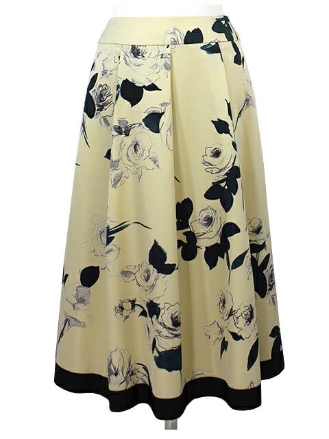 エムズグレイシー　ジャガード素材のバラ柄スカート エムズグレイシー ジャガード素材のバラ柄スカート 楽天市場】【40%OFF