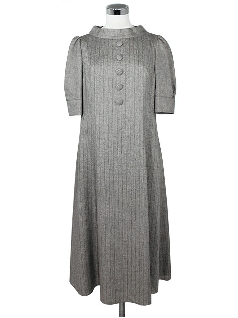 【40%OFF】 【M'S GRACY　エムズグレイシー】 麻混ラメ入りワンピース