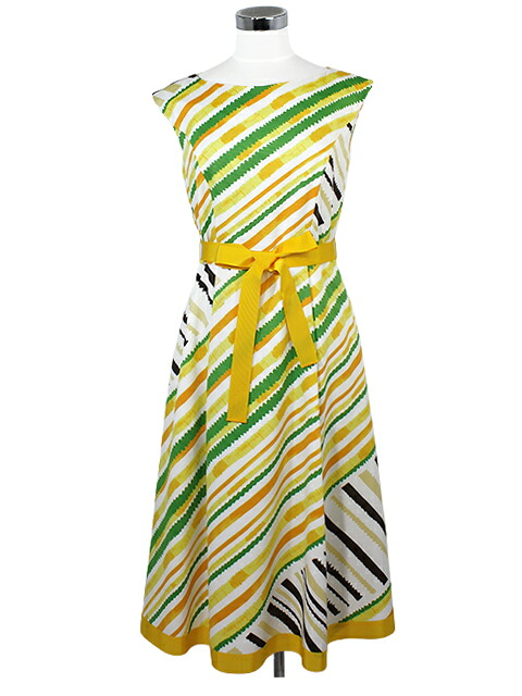 【40%OFF】 【M'S GRACY　エムズグレイシー】 バイヤスカラーワンピース