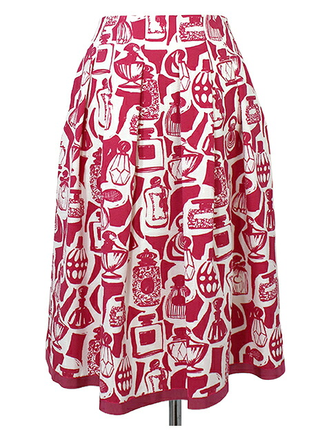 【40%OFF】 【M'S GRACY　エムズグレイシー】 香水瓶モチーフスカート