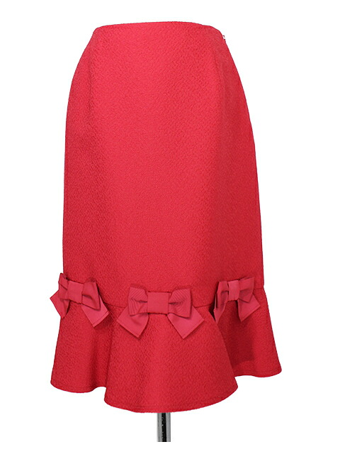 【40%OFF】【M'S GRACY　エムズグレイシー】リボン付きジャガードスカート｜ＩＴ　Ｃｏｌｌｅｃｔｉｏｎ&rsquo;ｓ