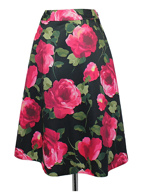 【40%OFF】【M'S GRACY　エムズグレイシー】サテンバラ柄Ptスカート｜ＩＴ　Ｃｏｌｌｅｃｔｉｏｎ&rsquo;ｓ