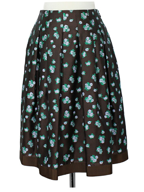 【40%OFF】【M'S GRACY　エムズグレイシー】小花ジャガードタックスカート｜ＩＴ　Ｃｏｌｌｅｃｔｉｏｎ&rsquo;ｓ