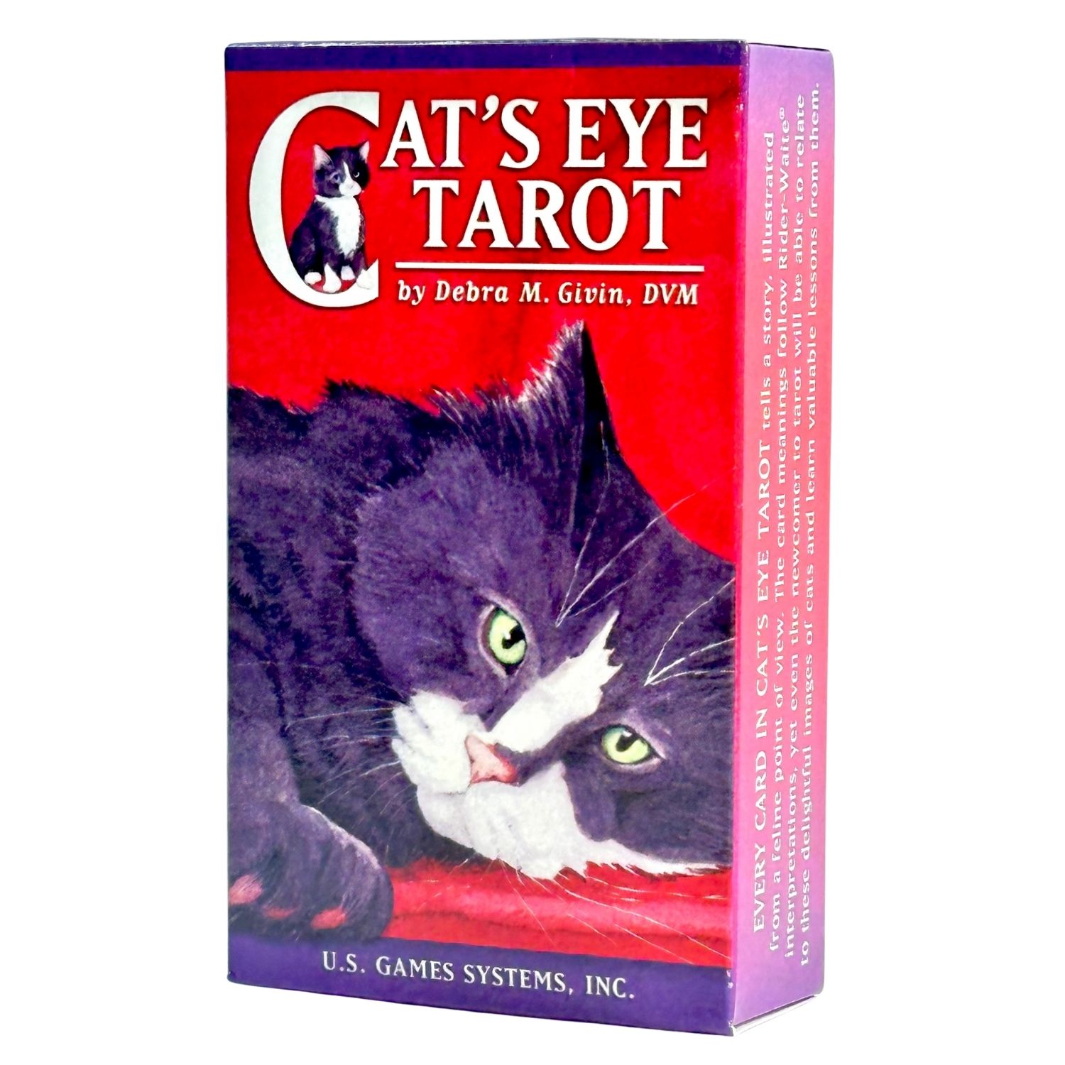 キャッツ・アイ・タロット Cat's Eye Tarot タロットカード 78枚 ウェイト版 タロット占い ネコ 日本語解説書付き 正規品画像