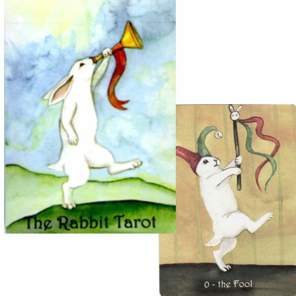 楽天市場 タロットカード 可愛いうさぎたちが駆け回ります ラビット タロット 日本語解説書付き The Rabbit Tarot 送料無料 占い かわいい タロット タロットカード クロノスゲート 楽天市場店