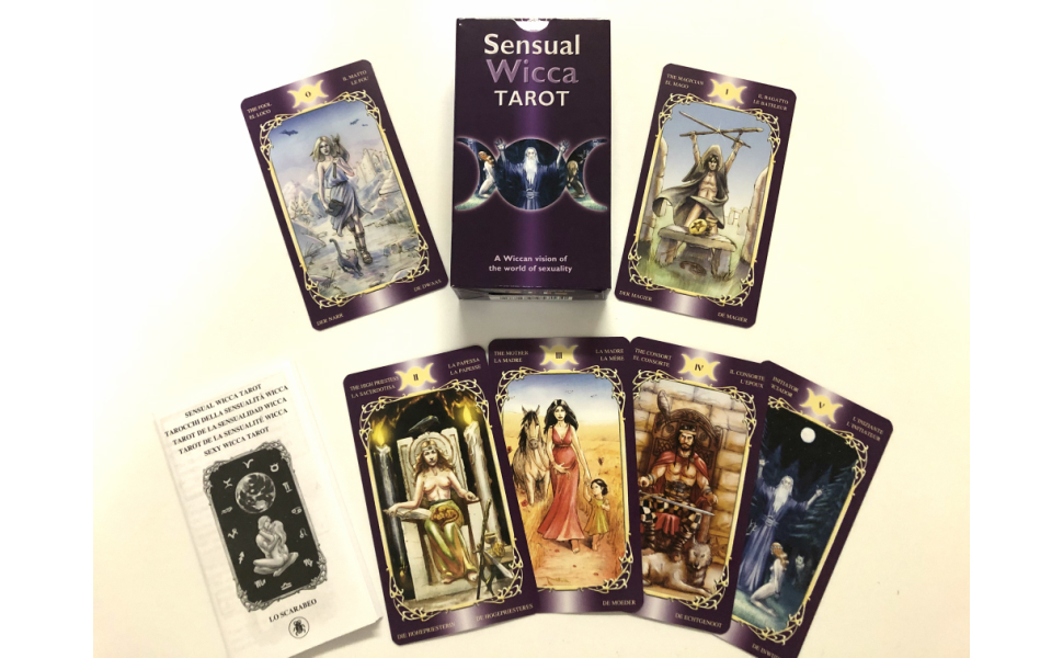 楽天市場 タロットカード 78枚 タロット占い センシュアル ウィッカ タロット Sensual Wicca Tarot 日本語解説書付き 送料無料 きれい 愛 クロノスゲート 楽天市場店