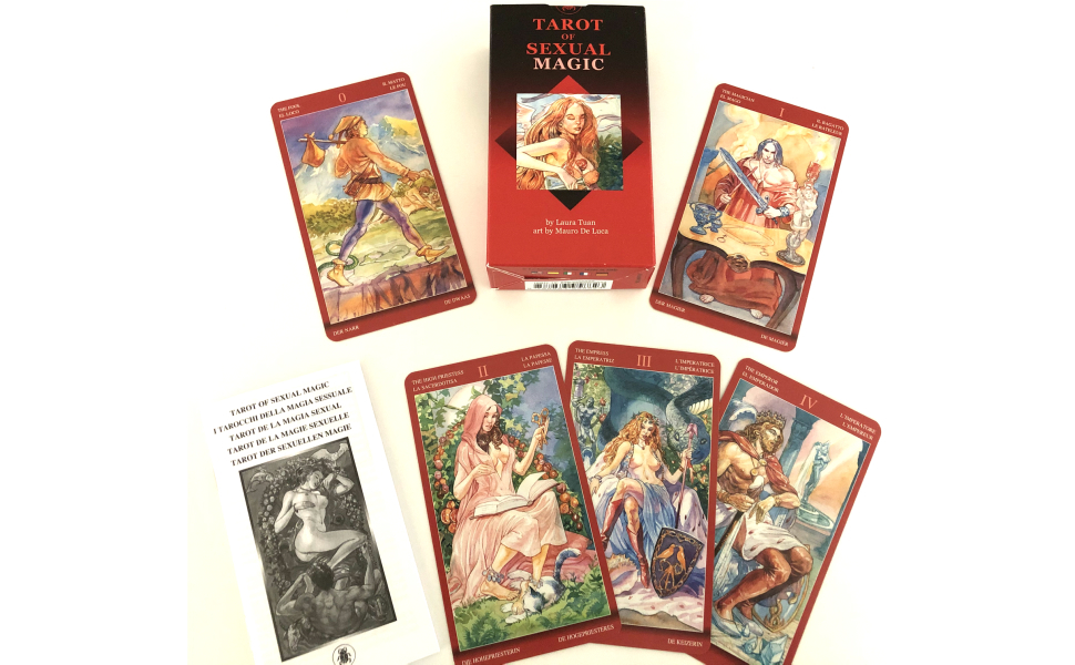 楽天市場 タロットカード 78枚 ウェイト版 タロット占い タロット オブ セクシャルマジック Tarot Of Sexual Magic 日本語解説書付き 送料無料 クロノスゲート 楽天市場店