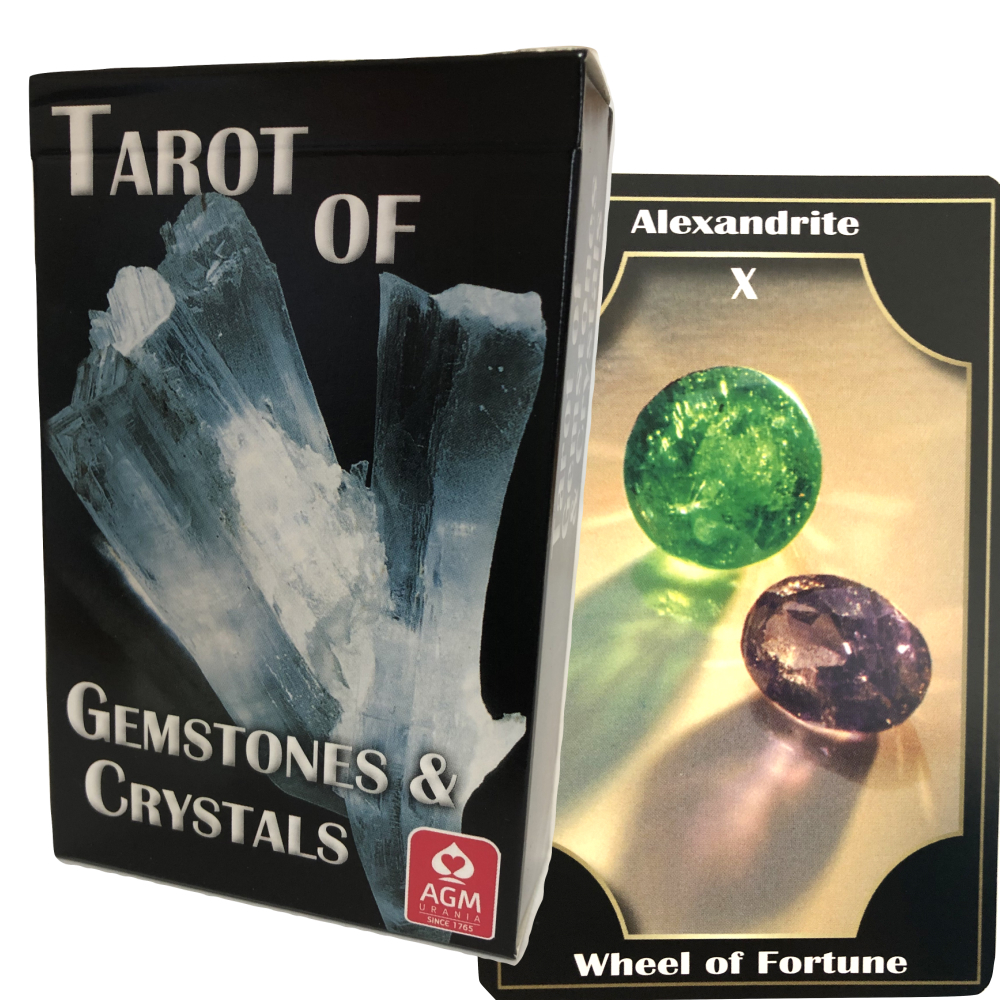 楽天市場 タロットカード 78枚 タロット占い ジェムストーン アンド クリスタルタロット Tarot Of Gemstone Crystals 日本語解説書付き 送料無料 クロノスゲート 楽天市場店