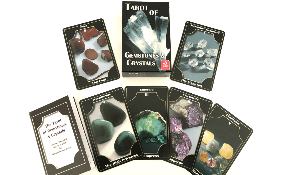 楽天市場 タロットカード 78枚 タロット占い ジェムストーン アンド クリスタルタロット Tarot Of Gemstone Crystals 日本語解説書付き 送料無料 クロノスゲート 楽天市場店