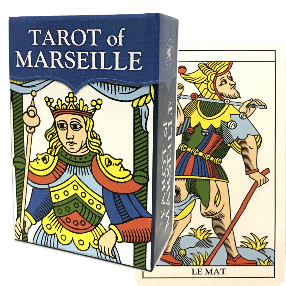 楽天市場 タロットカード 78枚 マルセイユ版 ミニチュア タロット占い タロット オブ マルセイユ ミニ Tarot Of Marseille Mini 日本語解説書付き 送料無料 クロノスゲート 楽天市場店