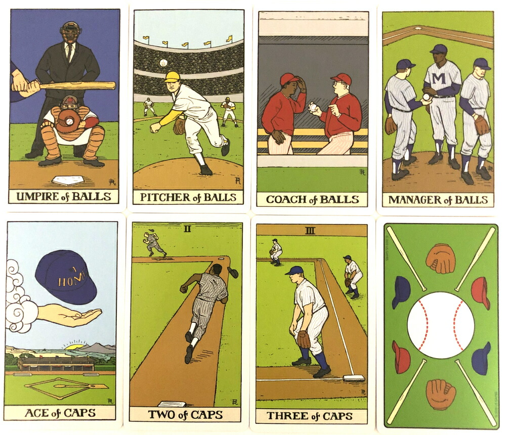 楽天市場 タロットカード 78枚 タロット占い タロット オブ ベースボール Tarot Of Baseball 日本語解説書付き 正規品 送料無料 クロノスゲート 楽天市場店