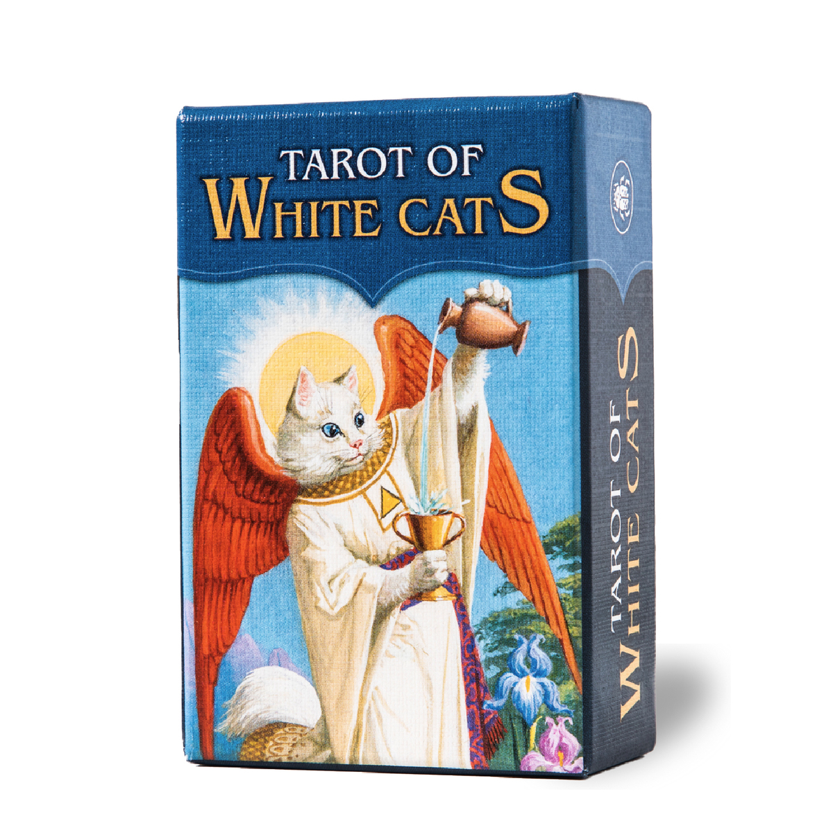 タロットカード 78枚 ウェイト版 ミニチュア タロット占い 【 ホワイトキャッツ・タロット ミニ　Tarot Of White Cats MINI 】日本語解説書付き　[正規品] 送料無料画像