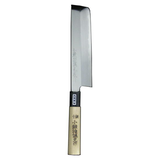小鍛える誠光作M803 薄刃まかない方 白鋼プロ用水牛柄付 210粍＜三木切り手製造所＞