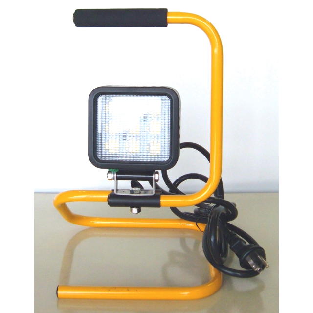 タイカツ ＬＥＤ投光器２０Ｗ&times;１灯 置型スタンド式 コード２芯２．５ｍ付：TKO-181＜タイカツ産業＞｜趣味生活雑貨　アイランド