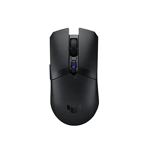 ASUS ゲーミングマウス 無線電話 TUF Gaming M4 Wireless 12,000dpi デュアルワイヤレスモード 軽さ62瓦 6つの放送番組能力のあるな名取り草 抗菌 無線電話 国内決まり品 黒いこと ゲーミングマウス-パソコン・周辺機器