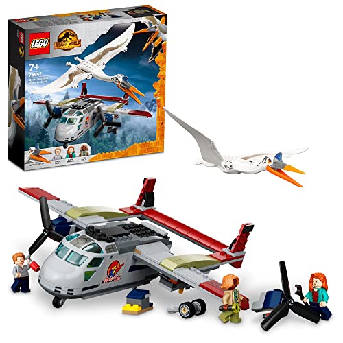 レゴ(LEGO) ジュラシック・ワールド ケツァルコアトルスの襲いかかる 76947 手あそび 立ちはだかる 差し上げ物 航空機 ひこうき 恐竜 本日りゅう 御坊っちゃん うしろ帯 7歳以上