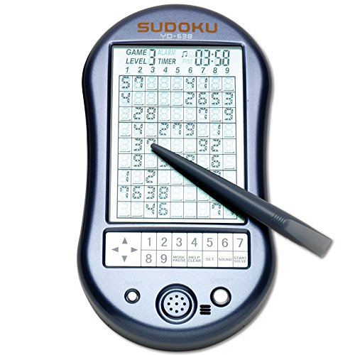 Bits and Pieces???デラックスSudoku Handheld Game???電子ポケットサイズSudokuゲーム、LEDスクリーン、素晴らしいギフト???メジャー2???3?/ 4?