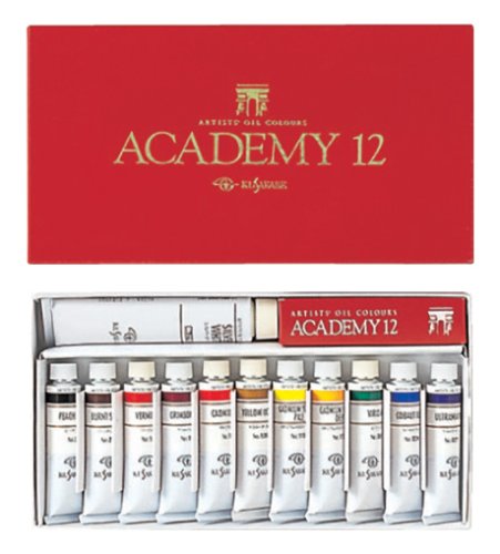 クサカベ 油絵具 専門家用 油絵具セット 12色セット アカデミー12 20ml