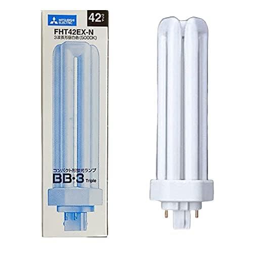三菱 コンパクト形蛍光灯42形・昼白色BB・3 Triple FHT42EXN (２個入り)