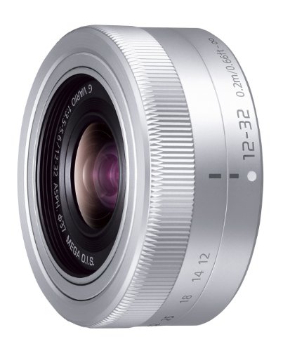 パナソニック 標準ズームレンズ マイクロフォーサーズ用 ルミックス G VARIO 12-32mm/F3.5-5.6 ASPH./MEGA O.I.S. シルバー H-FS12032-S|アイテムストア大阪本店