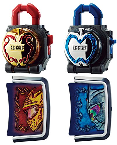 仮面ライダー鎧武 (ガイム) DX金&銀のリンゴロックシード 仮面ライダーマルス&冠セット画像
