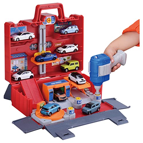 タカラトミー 『 トミカ にぎやか4動き! トミカ 保全軍事基地ボックス席 』 ミニカー 車 遊び道具 3歳以上 遊び道具安全性のある標準尺度受かる ST目じるし公証 TOMICA TAKARA TOMY