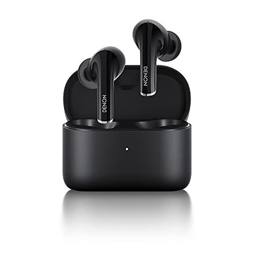 デノン Denon AHC830NCW 響動めき取りやめる役立つこと相応う 完膚なきまでワイヤレス・インイヤーヘッドホン 黒いこと AHC830NCWBKEM