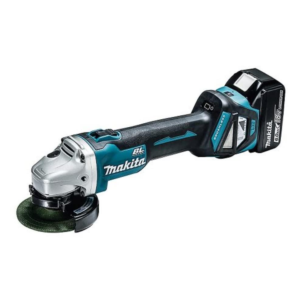 マキタ(Makita) １００粍申し受ける式ディスクグラインダ 18V6Ah バッテリ2本・申し受ける器・入れもの付 GA412DRGX