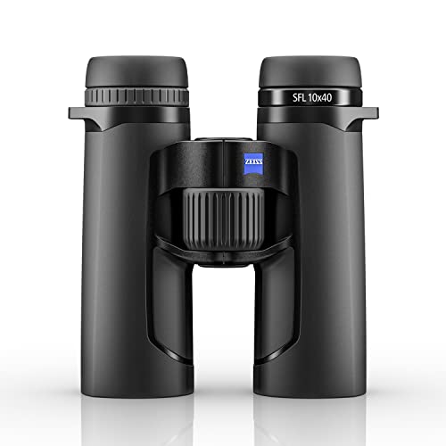 ZEISS 小型望遠鏡 SFL 10x40 ダハプリズム式 10倍 40差しわたし マルチ上塗り 軽さ パウダーコンパクト 日本製 000468 黒いこと