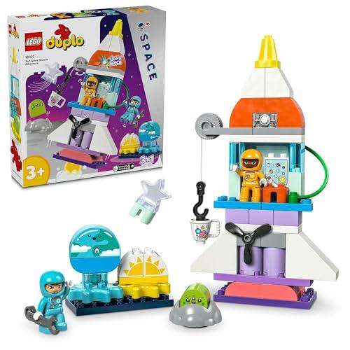 レゴ(LEGO) デュプロ デュプロのまち 3in1スペースシャトル おもちゃ 玩具 プレゼント ブロック 幼児 赤ちゃん男の子 女の子 子供 2歳 3歳 4歳 5歳 ごっこ遊び 宇宙 ロケット 10422画像