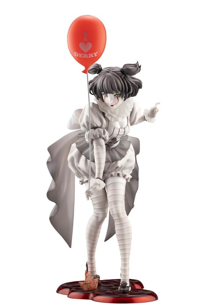 壽屋(KOTOBUKIYA) IT/イット "それ"が見えたら、終わり。 HORROR美少女 ペニーワイズ(2017)モノクロームVer. 1/7スケール PVC製 塗装済み完成品 フィギュア｜アイテムストア大阪本店
