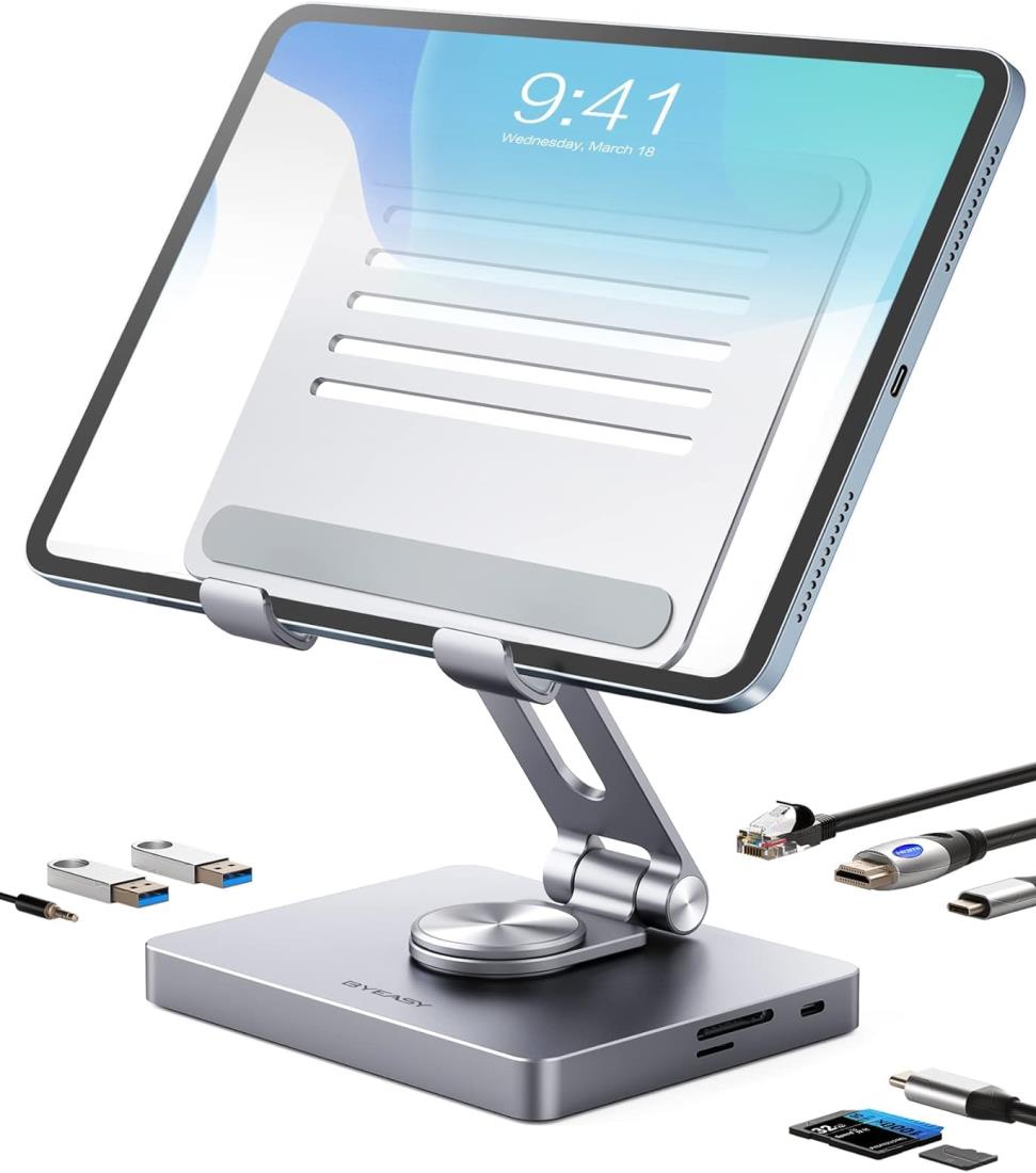 PULWTOP 9 in 1 iPad USB-Cドッキングステーション 【公式通販】