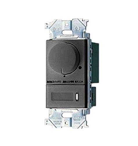 パナソニック(Panasonic) LED埋込逆位相調光スイッチC 片切・3路両用 マットグレー WTA57583HK｜アイテムストア大阪本店 10,872円