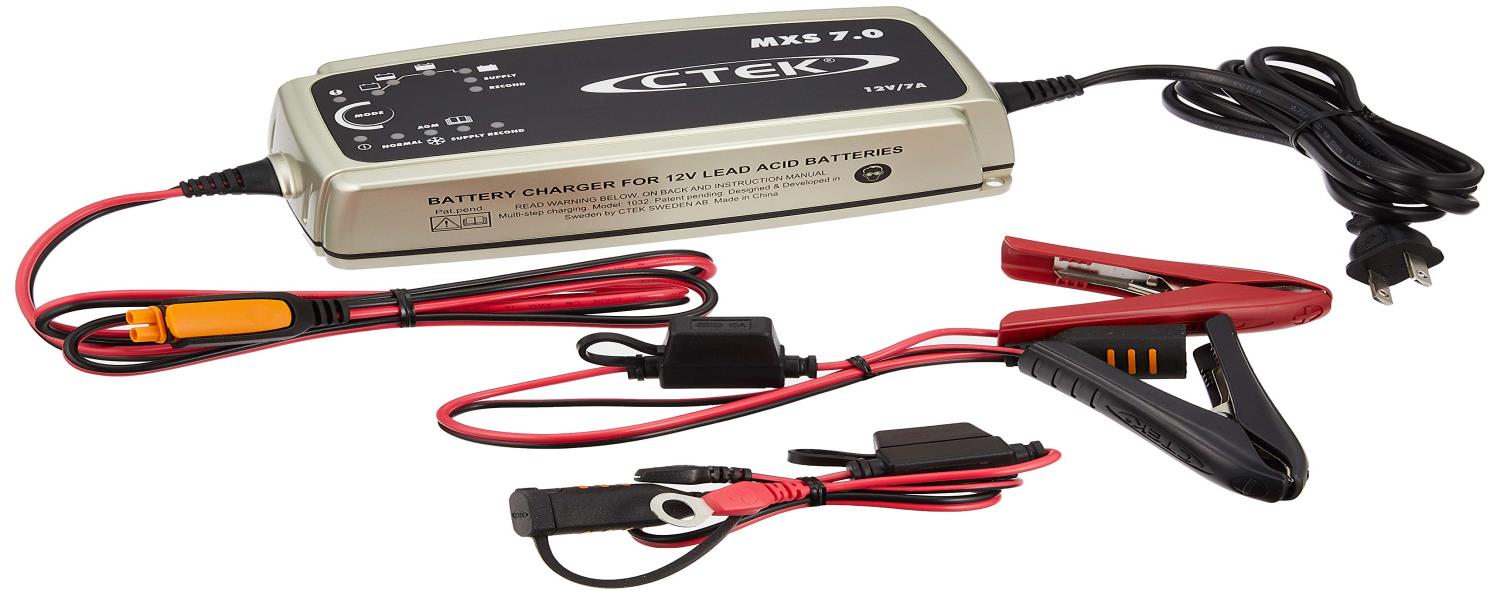 シーテック(Ctek) バッテリーチャージャー・メンテナー 7.0A バックアップ機能付き MXS7.0JP｜アイテムストア大阪本店