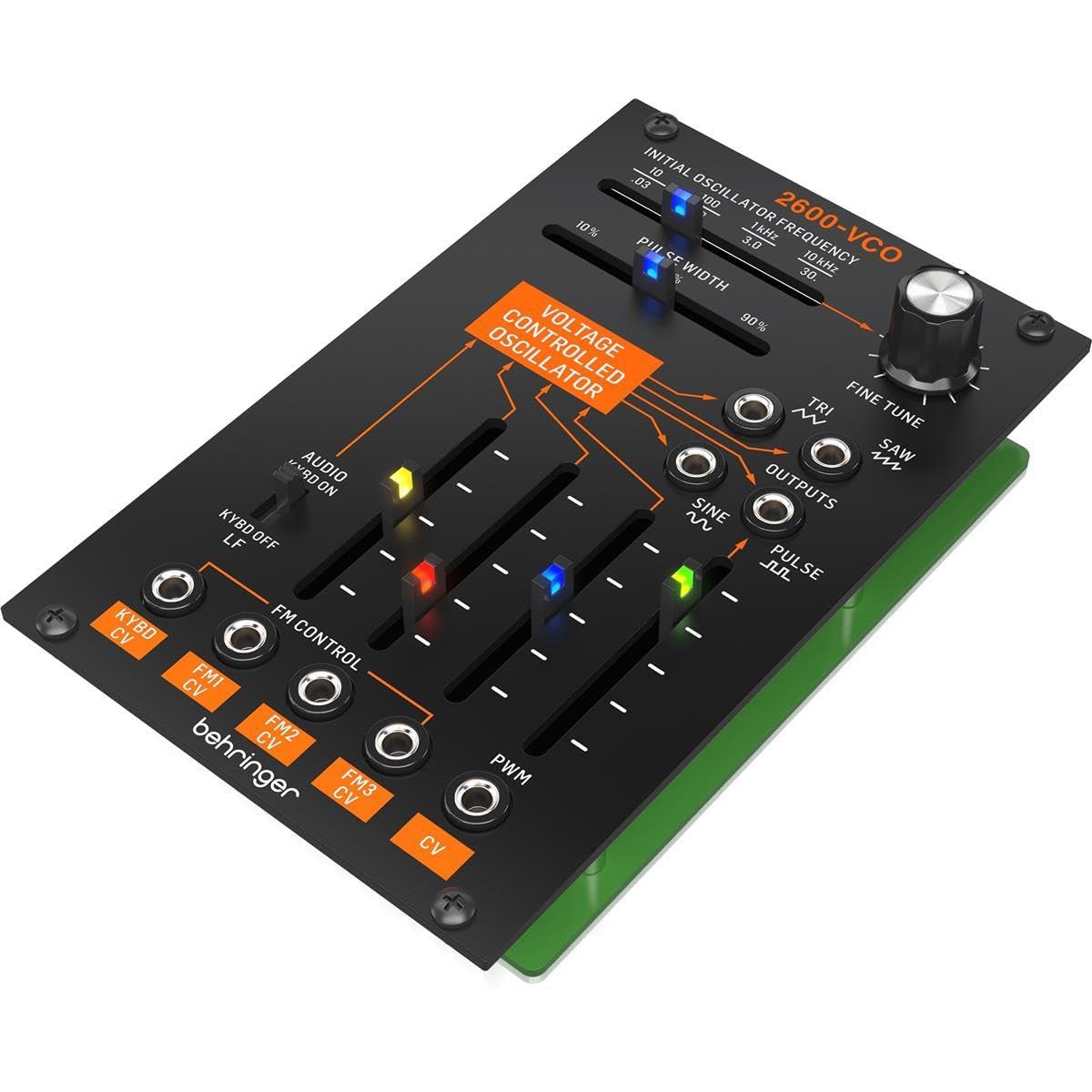 Behringer アナログシンセサイザー ユーロラックモジュール ユーロラック対応 アナログVCOモジュール 2600回路を再現 2600-VCO ブラック