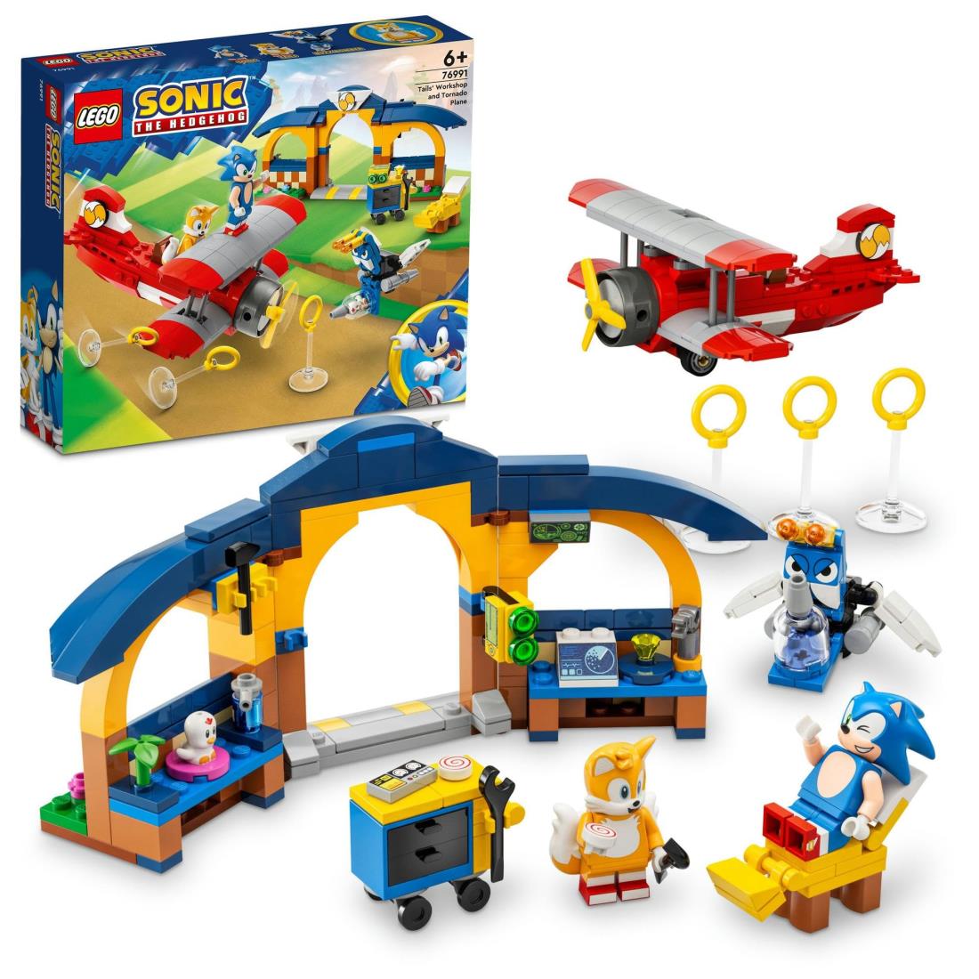 レゴ(LEGO) ソニック・ザ・ヘッジホッグ テイルスの科学研究所と竜巻き号 手あそび 手あそび 差し上げ物 生まれ落ちる日 立ちはだかる 知育 クリスマス 御坊っちゃん うしろ帯 赤ちゃん 6歳 7歳 8歳 9歳 競り合い 76991