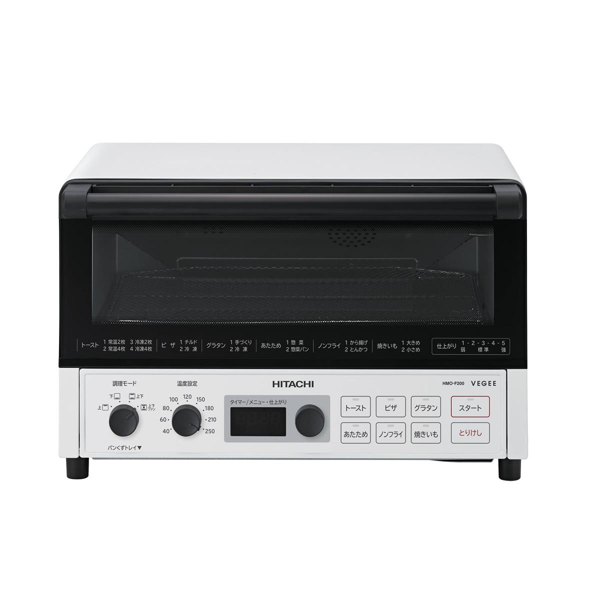 日立 コンベクション オーヴントースター HMO-F200 W 白いこと 1,300W 4枚焼き 遠赤暖房器 ノン飛球膳立て