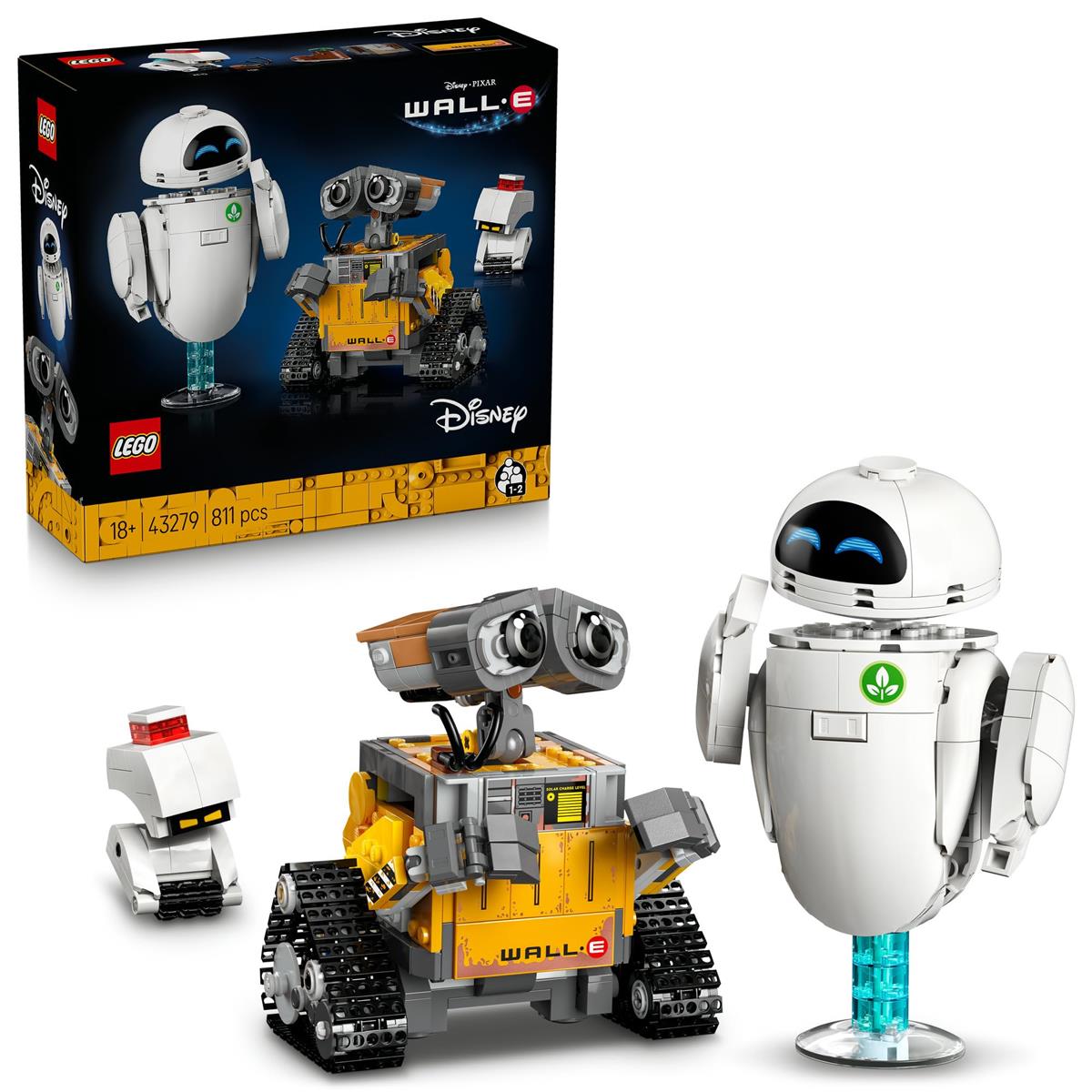 レゴ(LEGO) ウォルトディズニー＆ピクサー ウォーリー＆前日 手あそび 手あそび 生まれ落ちる日 差し上げ物 立ちはだかる 母の日 成人男性 亭主もち 全ての存在 ウォルトディズニー グッズ 43279