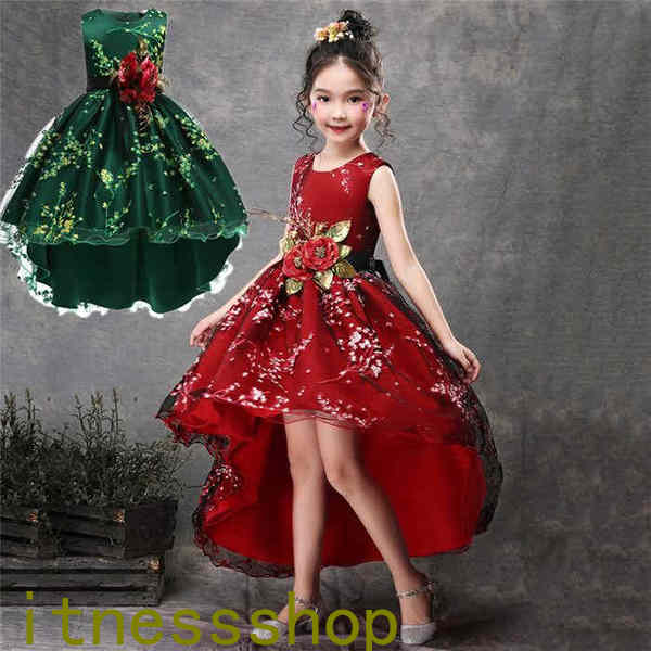 THOM WILLS ギフト 子供ドレス ドレス キッズ ロングワンピース 高級dress ピアノ発表会 ブラック 子供ドレス 誕生日 パーティー 長袖ベビードレス ロングドレス 刺繍 子どもドレス フォーマル 七五三 お呼ばれ イベント｜イットネスショップ