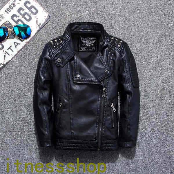 THOM WILLS ギフト レザージャケット 子供服 革ジャン キッズ 裹起毛 ライダースジャケット ジャケット 男の子 ライダース ジャケット アウター 子供用 PU コート 上着 子供服 男児 子ども キッズ ジュニア ダンス発表会｜イットネスショップ 7,569円