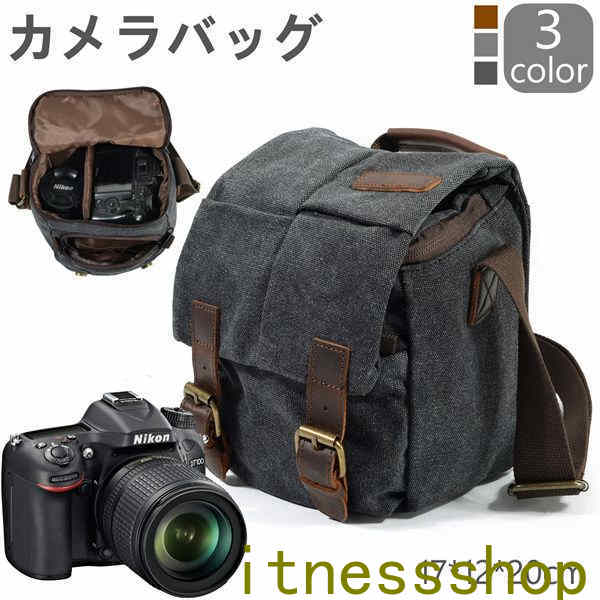 一眼レフ カメラバッグ ショルダー レディース メンズ 17*12*20CM 仕切り付き レンズ収納対応 カメラケース 一眼レフカメラバッグ おしゃれ 女子 初心者 初心者向け 男の子 女の子 男女兼用 カメラマン 撮影専用｜イットネスショップ