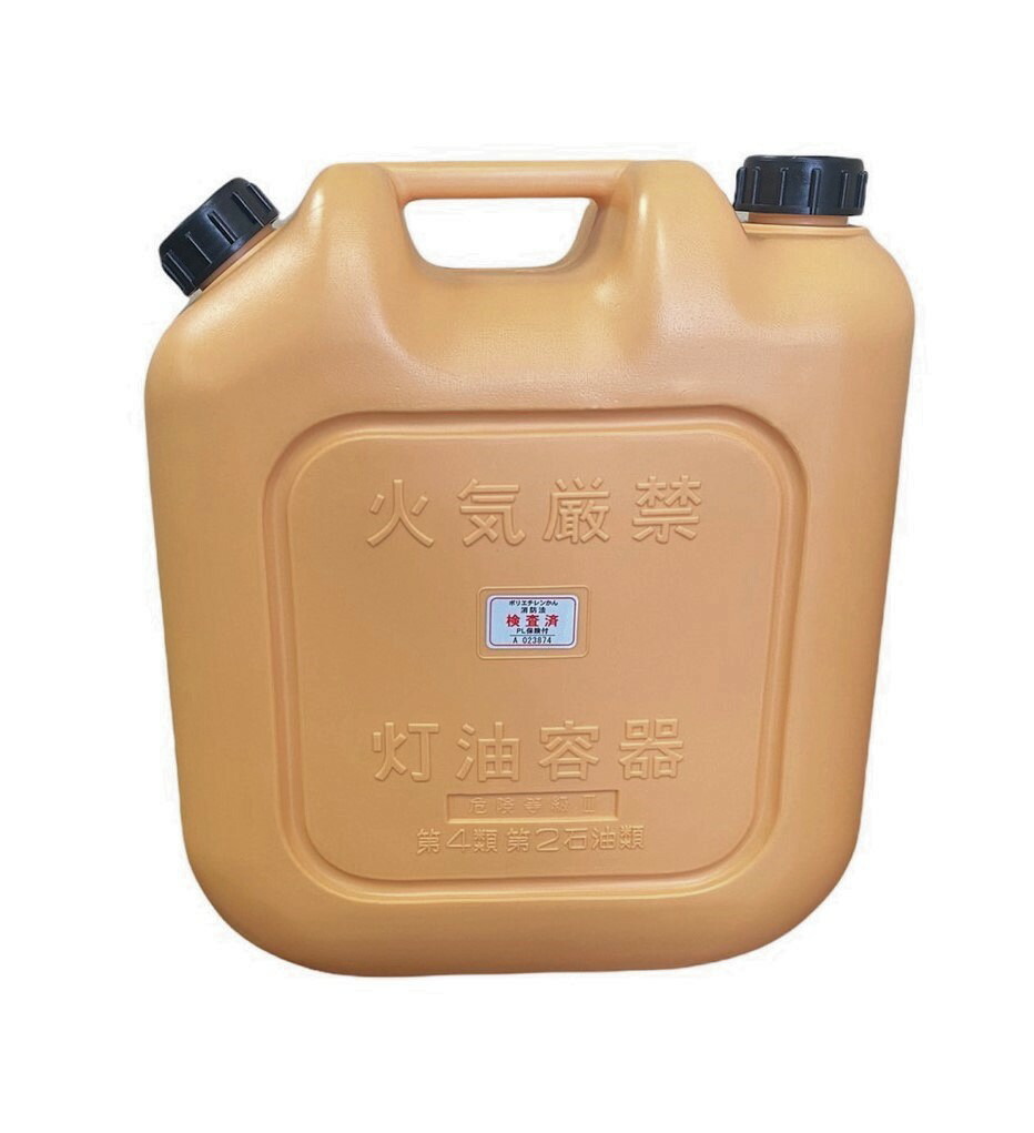 売り切れ必至！ ヒシエス 軽油缶 10L 消防法適合品 ノズル付