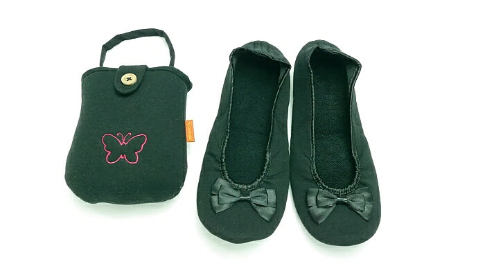 おしゃれ かわいい スリッパ フォーマル メール便 可愛いルームシューズ 学校 旅行 楽 黒 66 以上節約 楽